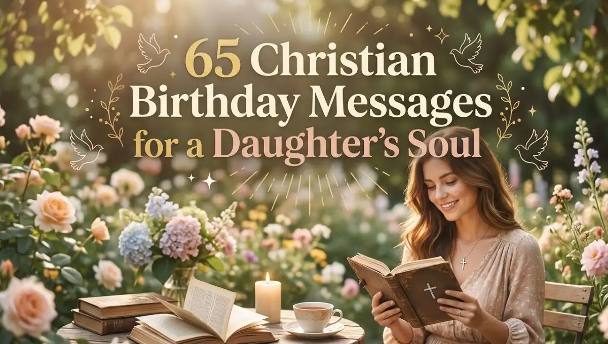 65 Christian Birthday Messages for a Daughter's Soul