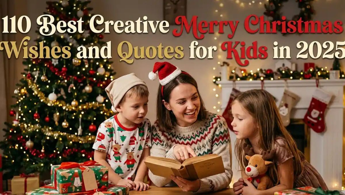 110 Best Creative Merry Christmas Wishes and Quotes for Kids in 2025