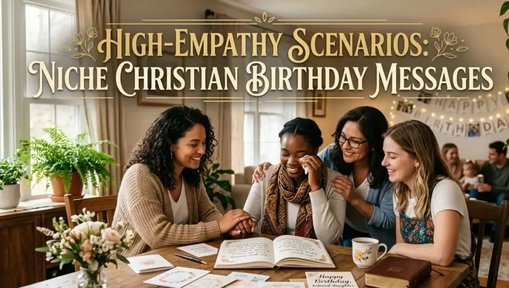  High-Empathy Scenarios: Niche Christian Birthday Messages