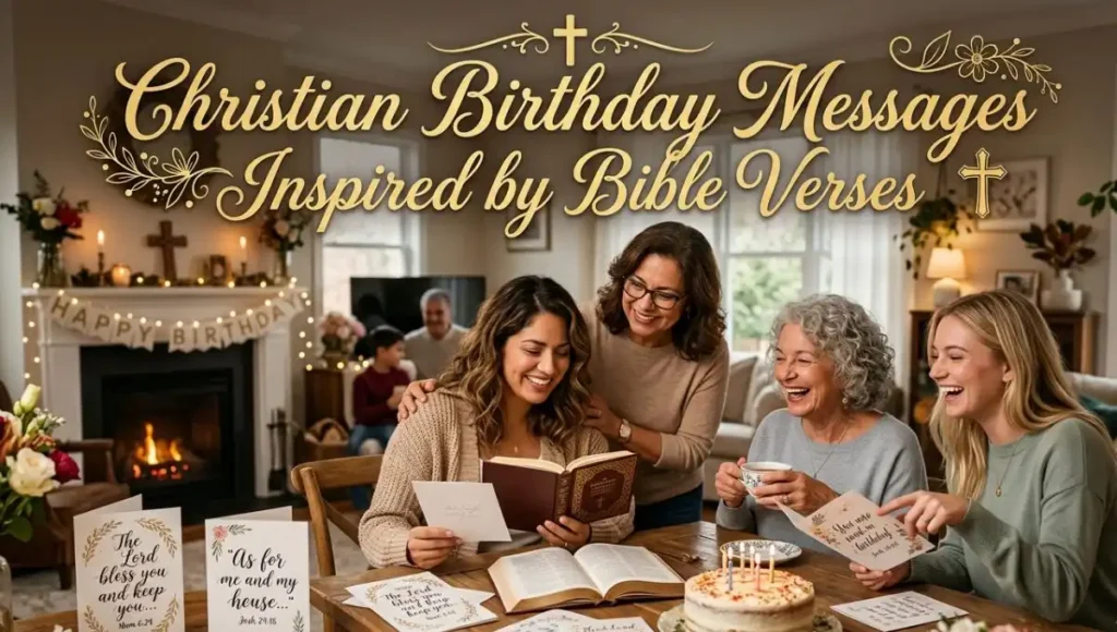 Christian Birthday Messages Inspired by Bible Verses