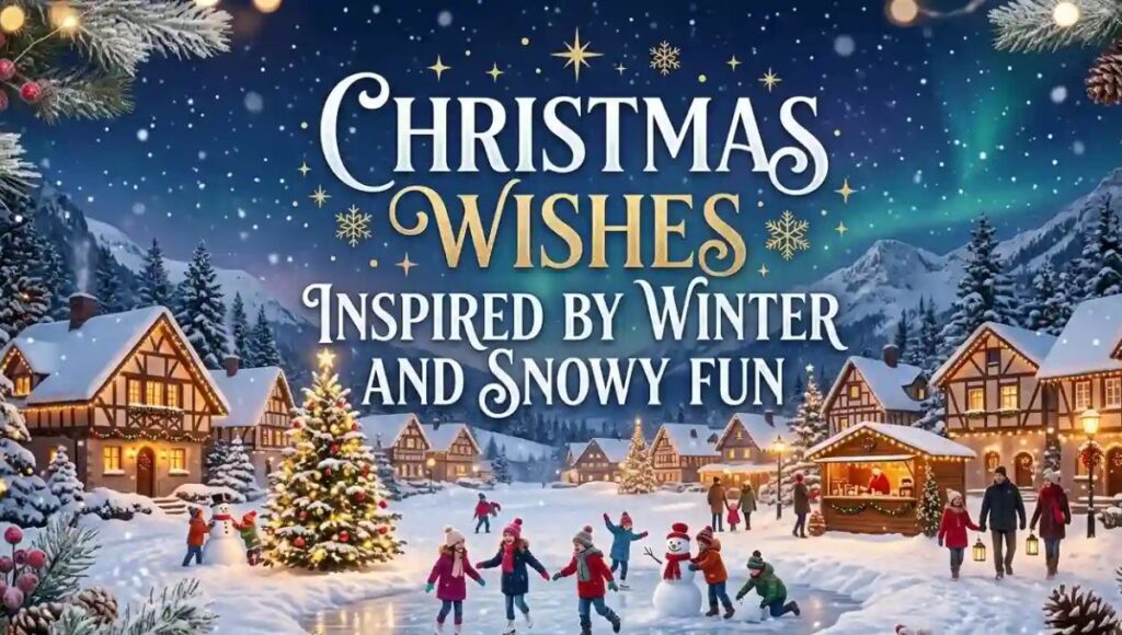Christmas Wishes Inspired by Winter and Snowy Fun