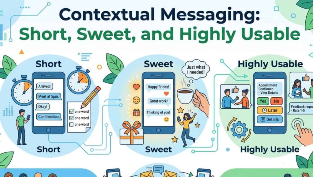 Contextual Messaging: Short, Sweet, and Highly Usable