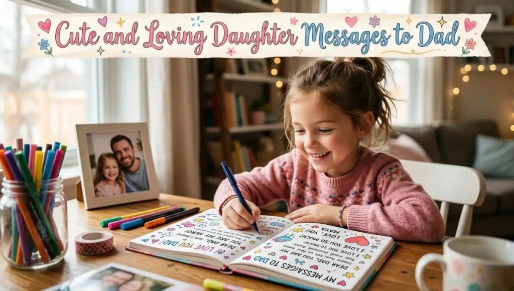 Cute and Loving Daughter Messages to Dad