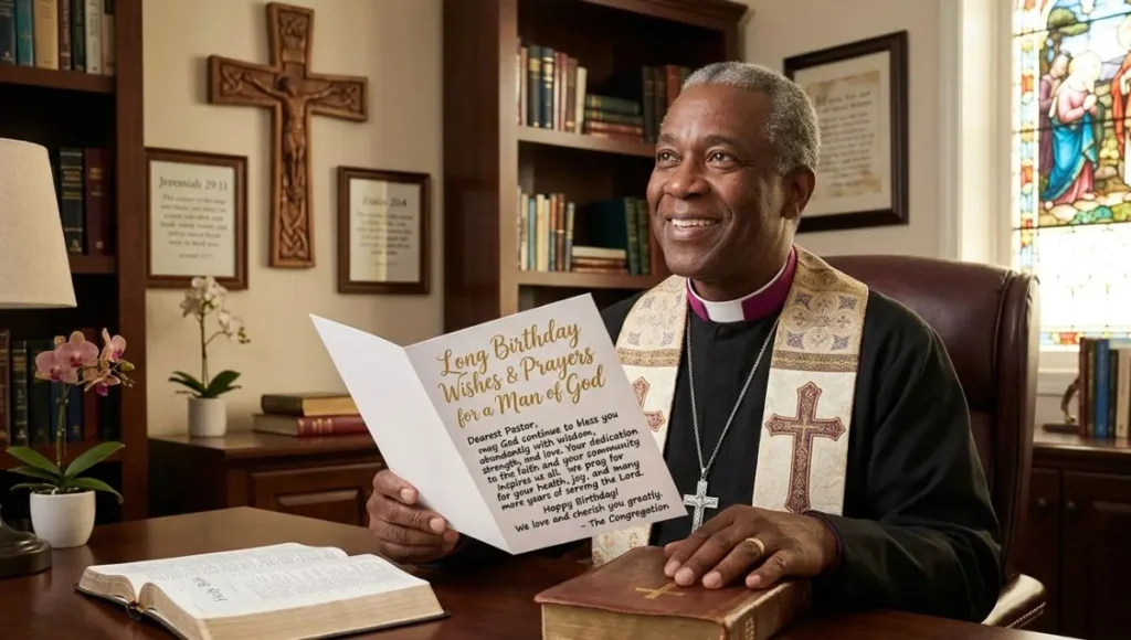 Long Birthday Wishes & Prayers for a Man of God