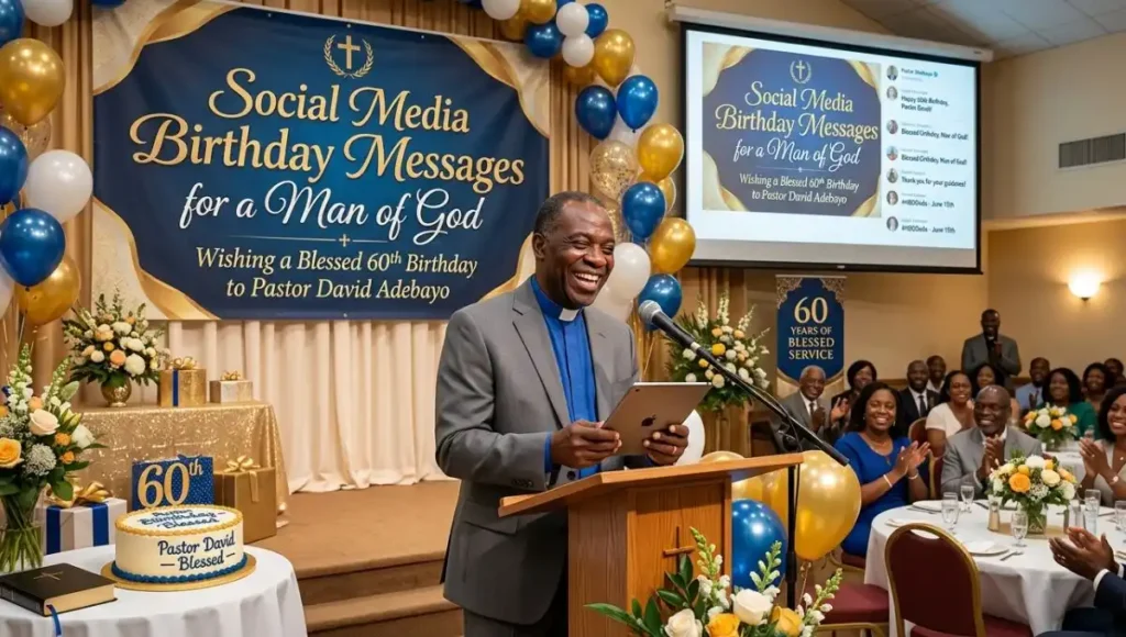 Social Media Birthday Messages for a Man of God
