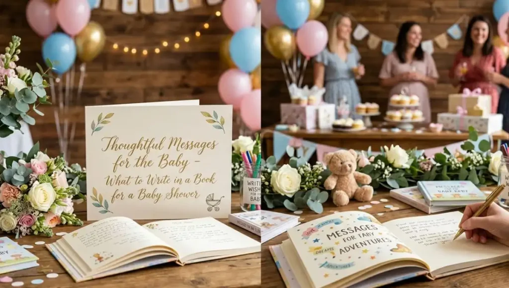 Thoughtful Messages for the Baby What to Write in a Book for a Baby Shower