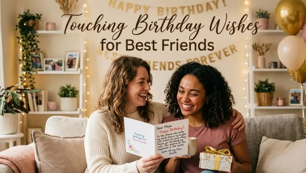 Touching Birthday Wishes for Best Friends