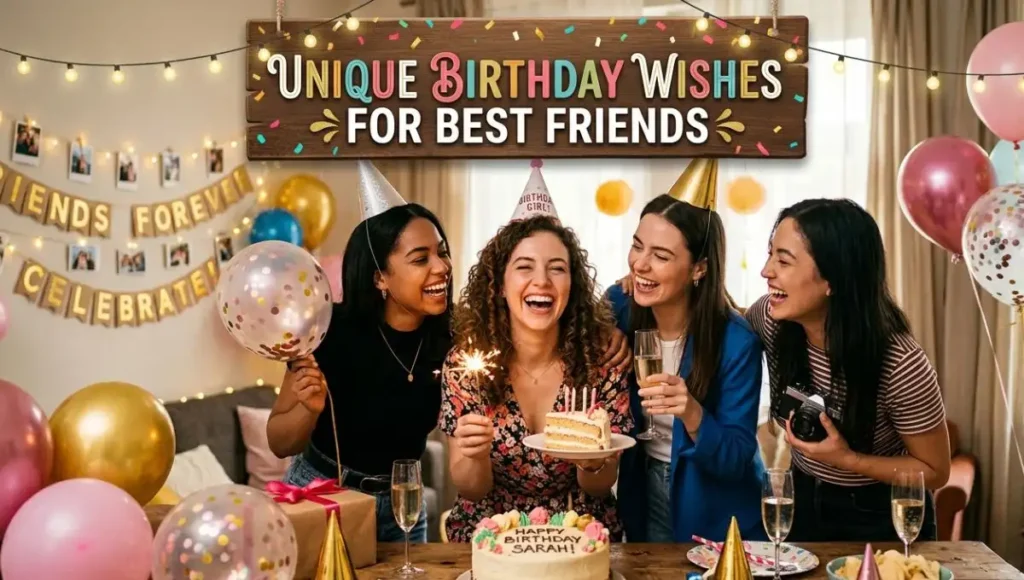 Unique Birthday Wishes for Best Friends