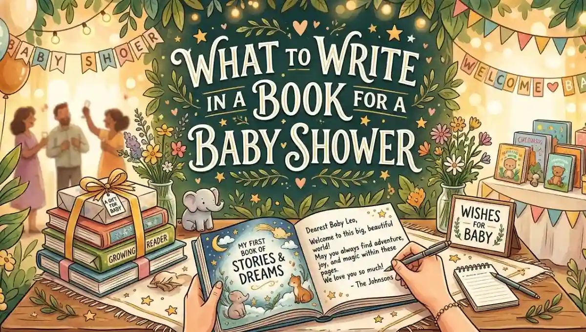 What to Write in a Book for a Baby Shower