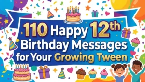 110 Happy 12th Birthday Messages for Your Growing Tween