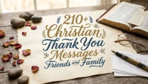 210+ Christian Thank You Messages for Friends and Family