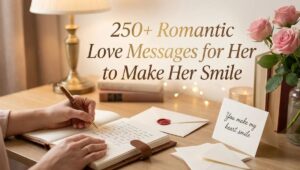 250+ Romantic Love Messages for Her to Make Her Smile