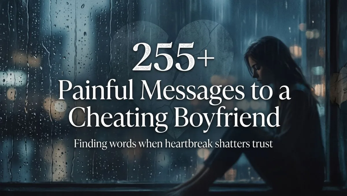 255+ Painful Messages to a Cheating Boyfriend