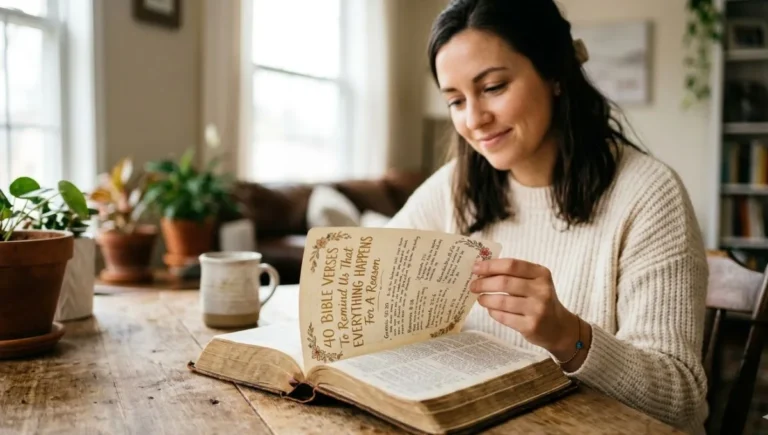 40 Bible Verses To Remind Us That Everything Happens For A Reason