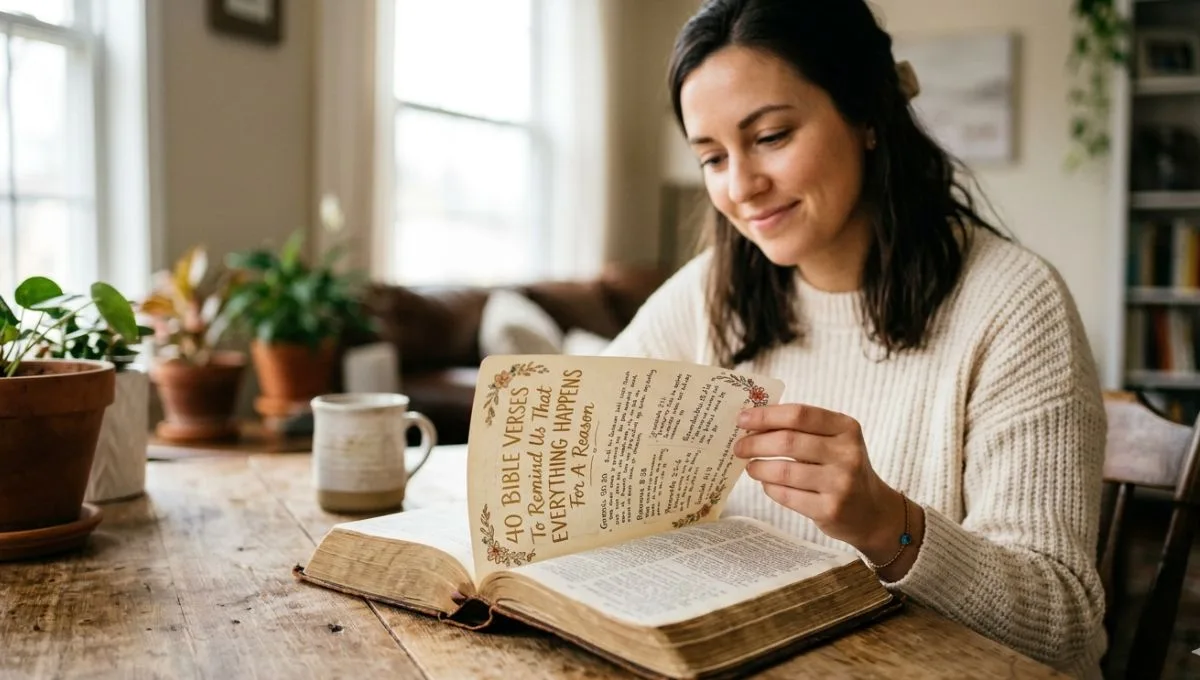 40 Bible Verses To Remind Us That Everything Happens For A Reason