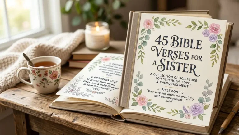 45 Bible Verses For A Sister
