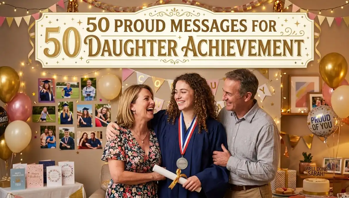 50 Proud Messages for Daughter Achievement