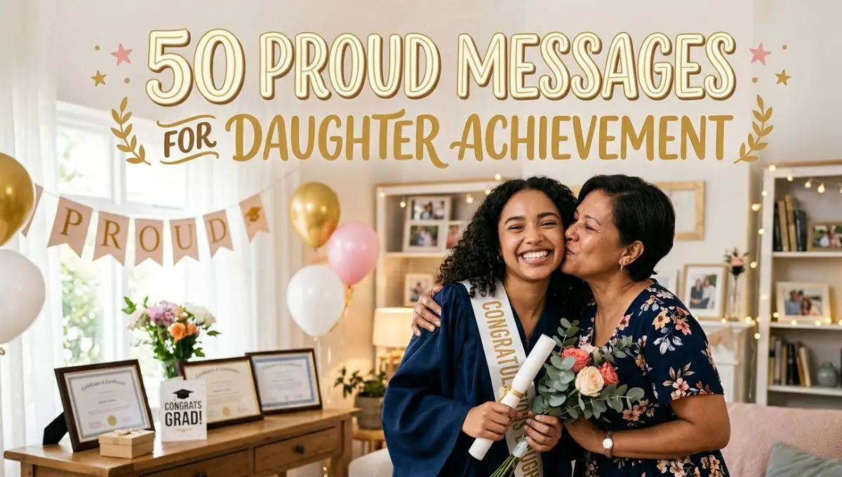 50 Proud Messages for Daughter Achievement