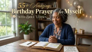 55+ Amazing Birthday Prayer for Myself with Bible Verses