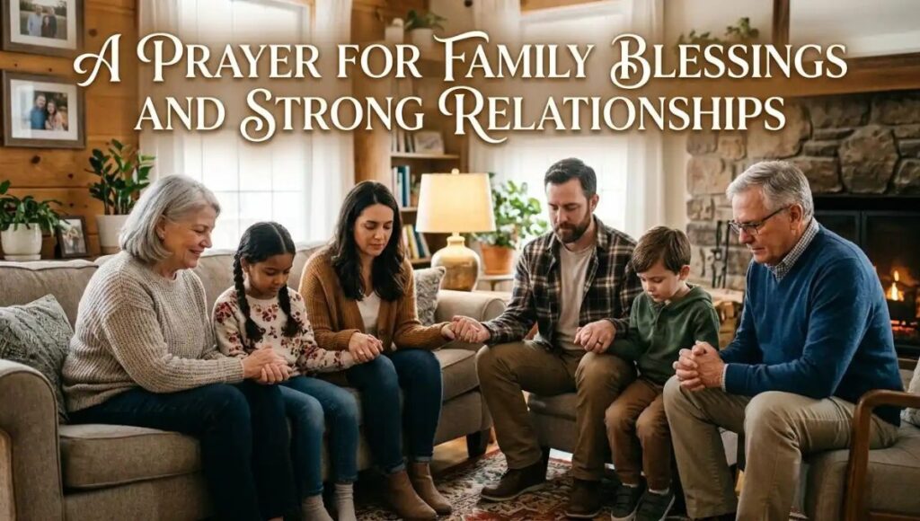 A Prayer for Family Blessings and Strong Relationships
