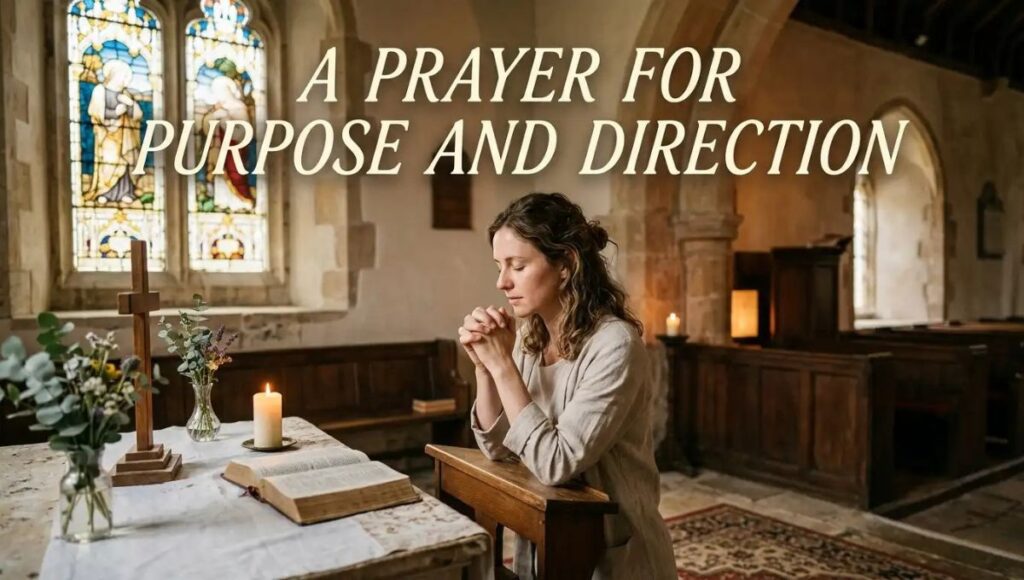 A Prayer for Purpose and Direction