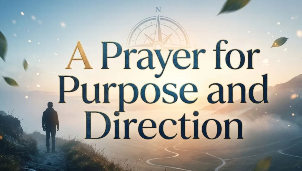 A Prayer for Purpose and Direction