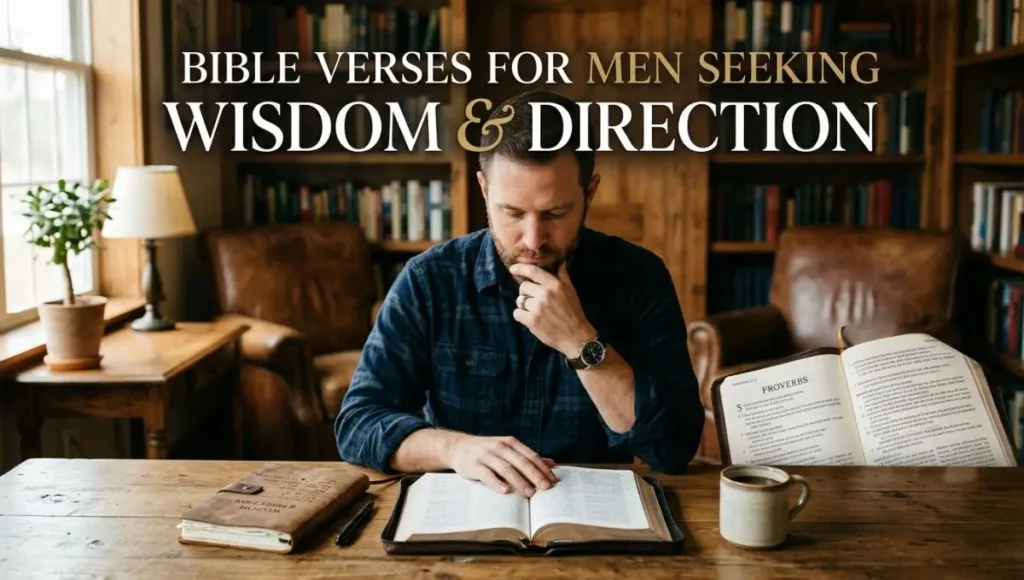 Bible Verses for Men Seeking Wisdom & Direction
