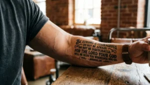 Bible Verses for Men's Tattoos