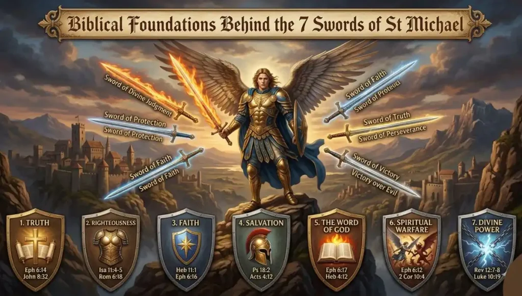 Biblical Foundations Behind the 7 Swords of St Michael