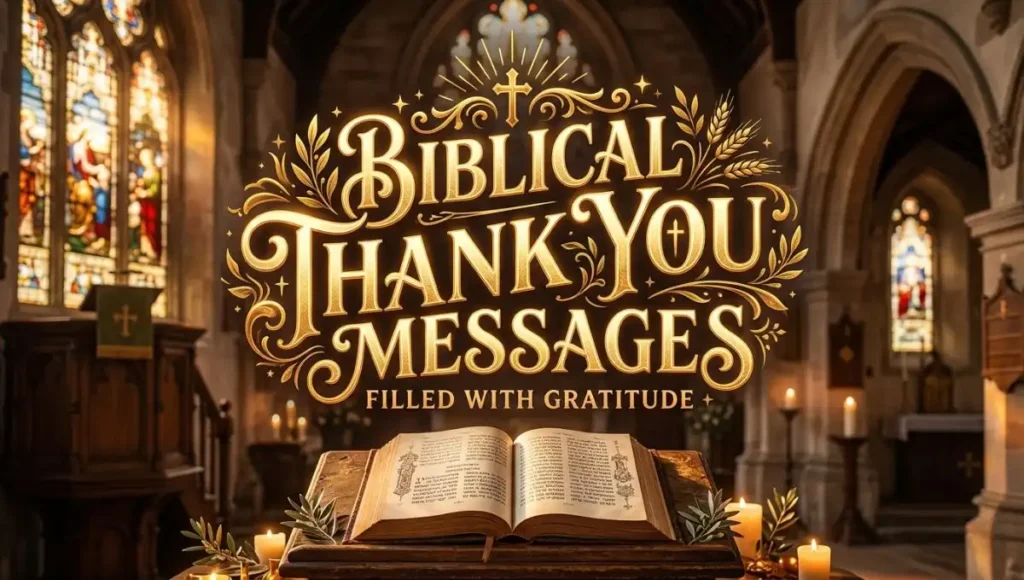Biblical Thank You Messages Filled With Gratitude