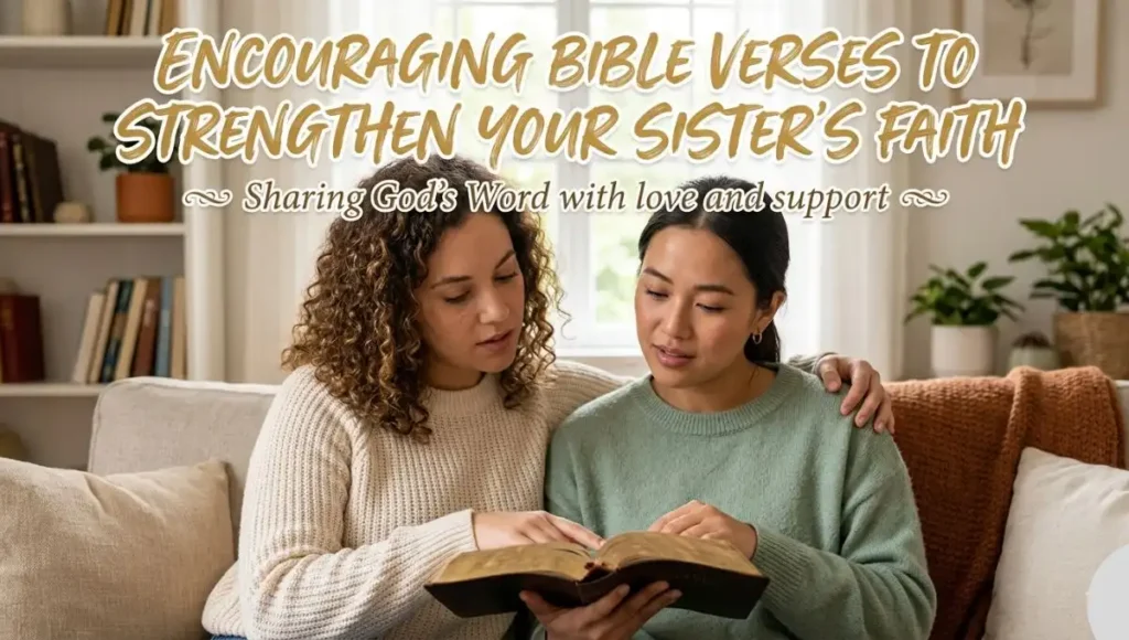 Encouraging Bible Verses to Strengthen Your Sister's Faith