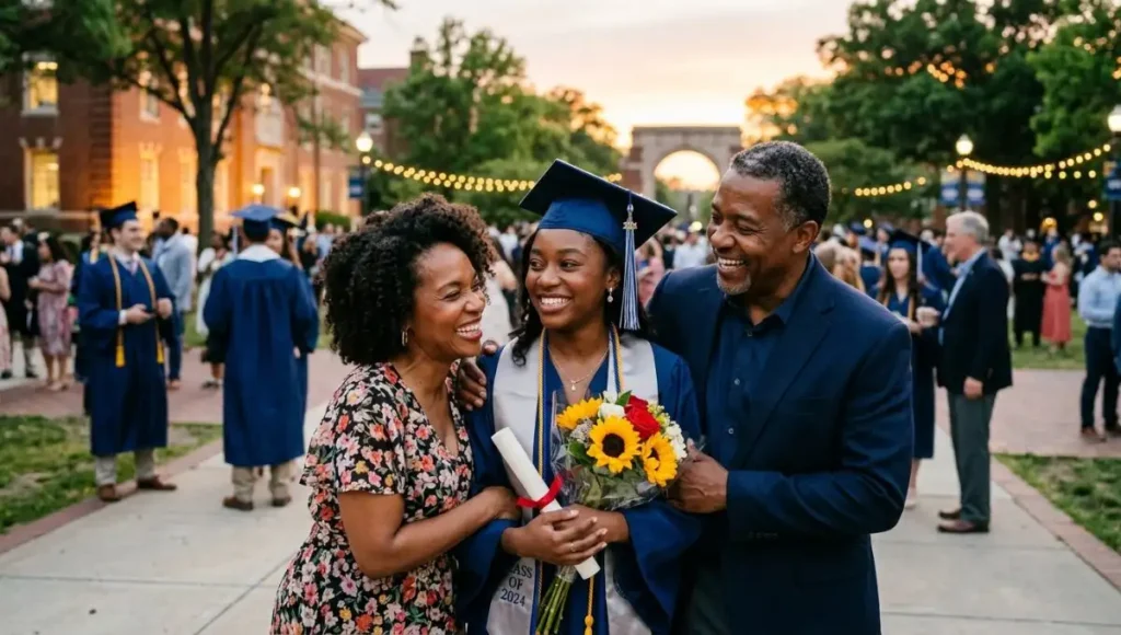 Envisioning Her Bright Future: Encouragement from Proud Parents