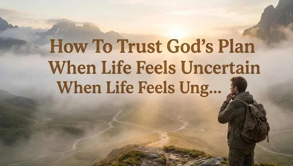 How To Trust God's Plan When Life Feels Uncertain