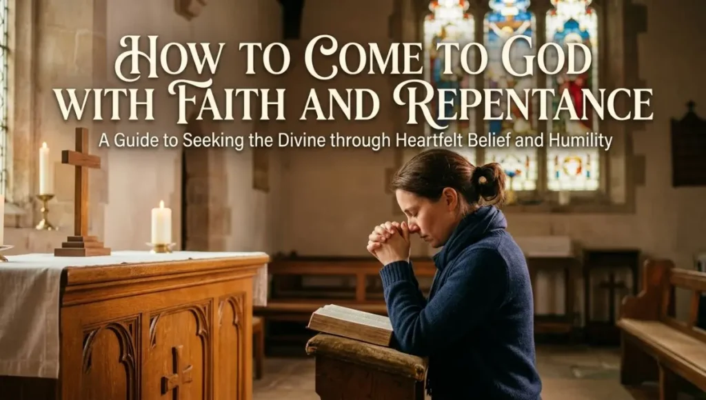 How to Come to God With Faith and Repentance
