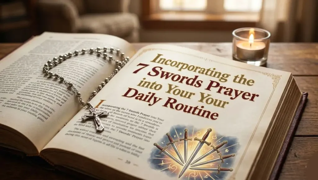Incorporating the 7 Swords Prayer into Your Daily Routine