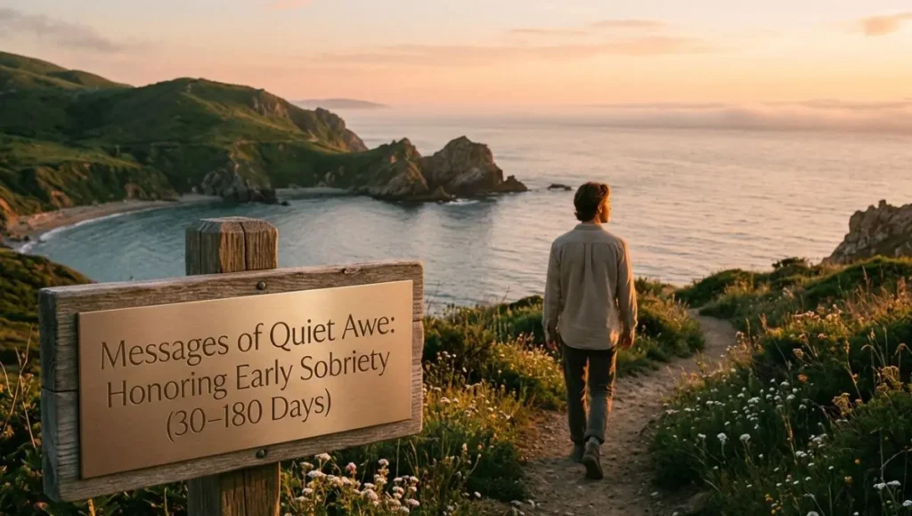 Messages of Quiet Awe: Honoring Early Sobriety (30–180 Days)