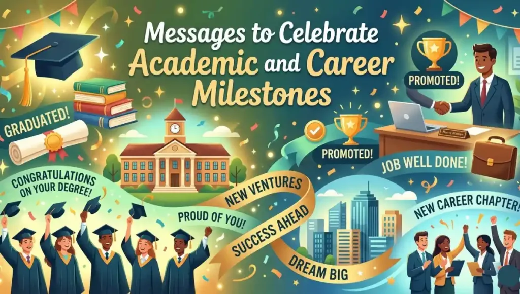 Messages to Celebrate Academic and Career Milestones