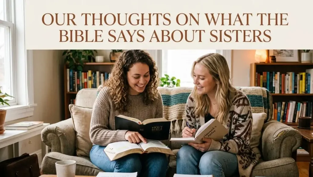 Our Thoughts On What the Bible Says About Sisters