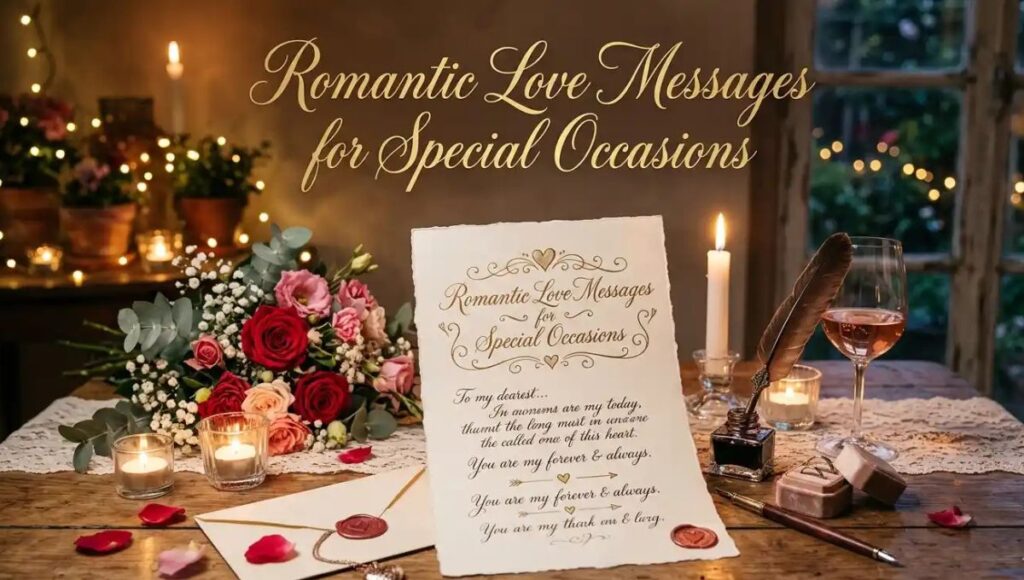 Romantic Love Messages for Special Occasions