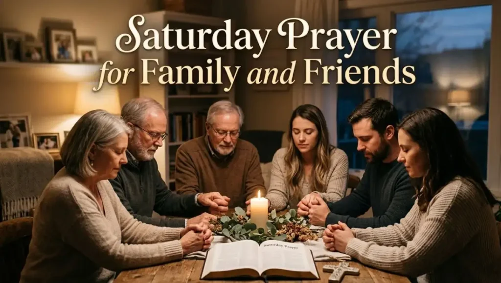 Saturday Prayer for Family and Friends