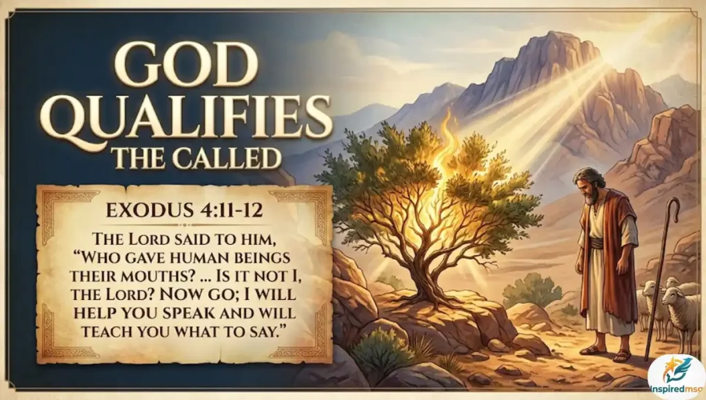 God Qualifies the Called – Bible Verse Exodus