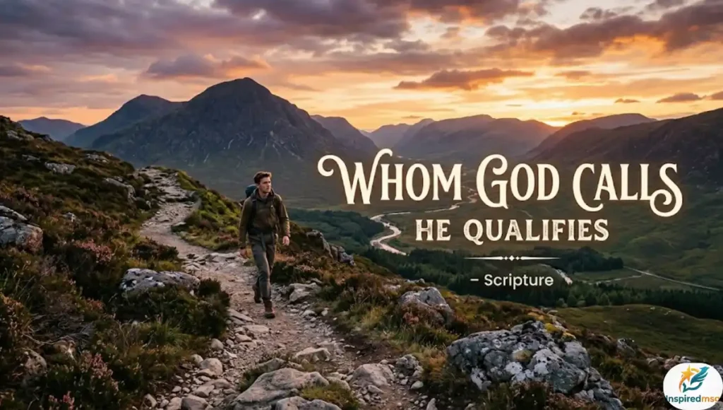 Whom God Calls He Qualifies – Scripture