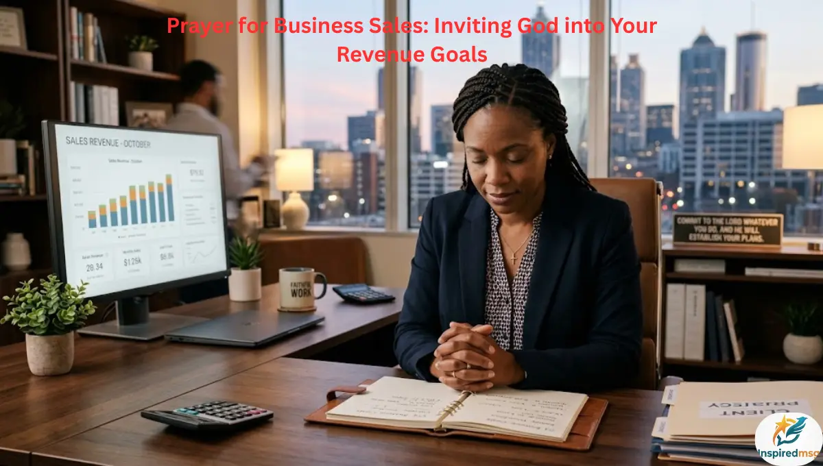 Prayer for Business Sales: Inviting God into Your Revenue Goals
