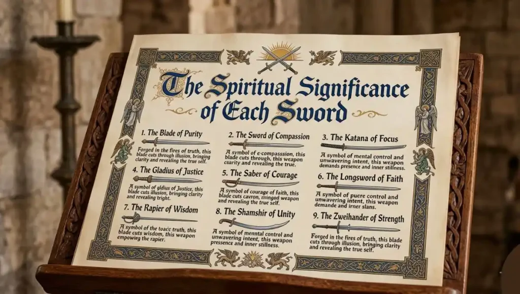 The Spiritual Significance of Each Sword