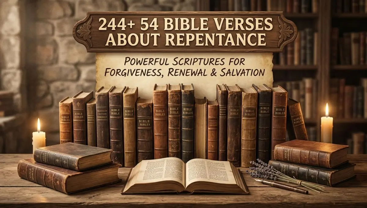 244+ 54 Bible Verses About Repentance Powerful Scriptures for Forgiveness, Renewal & Salvation