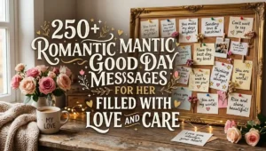 250+ Romantic Good Day Messages for Her Filled with Love and Care