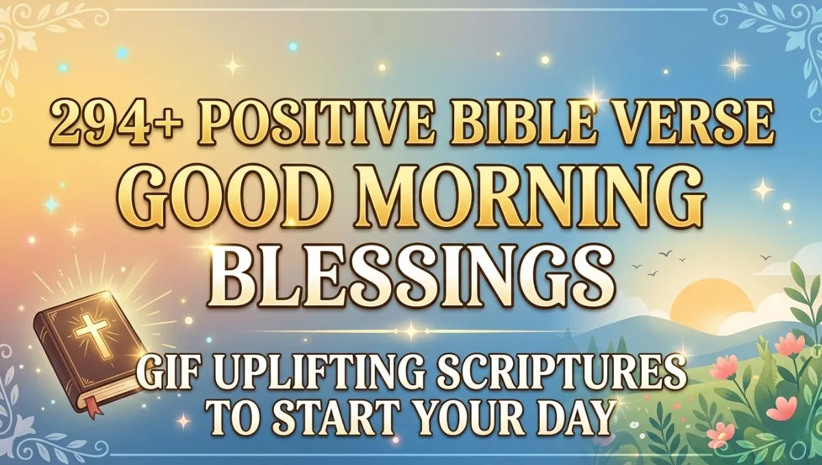 294+ Positive Bible Verse Good Morning Blessings GIF: Uplifting Scriptures to Start Your Day