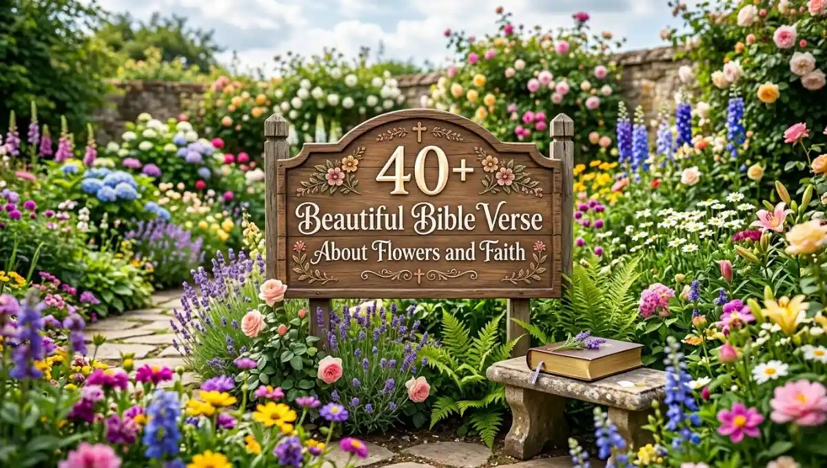 40+ Beautiful Bible Verse About Flowers and Faith