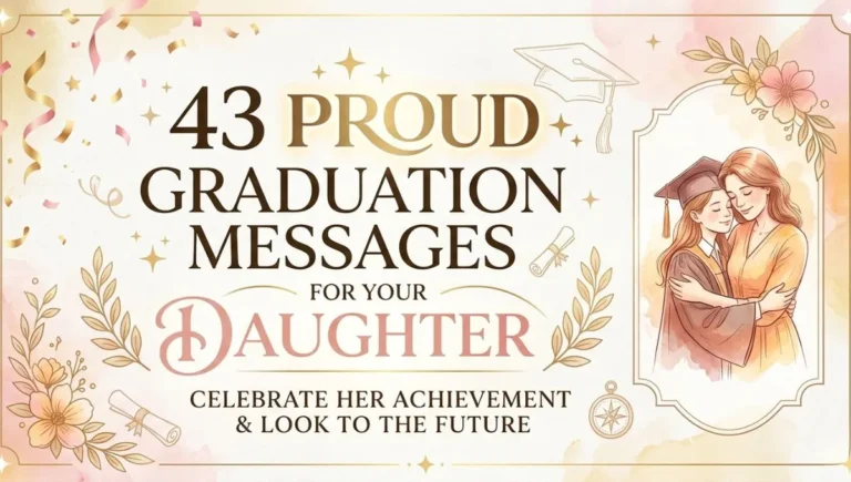 43 Proud Graduation Messages For Your Daughter
