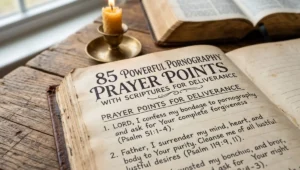 85 Powerful Pornography Prayer Points with Scriptures for Deliverance